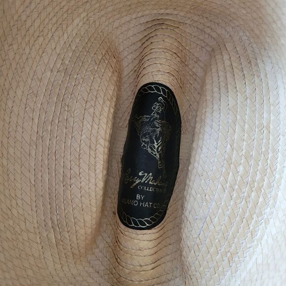 Larry Mahan's Collection Straw Cowboy Hat - Picture 7 of 10